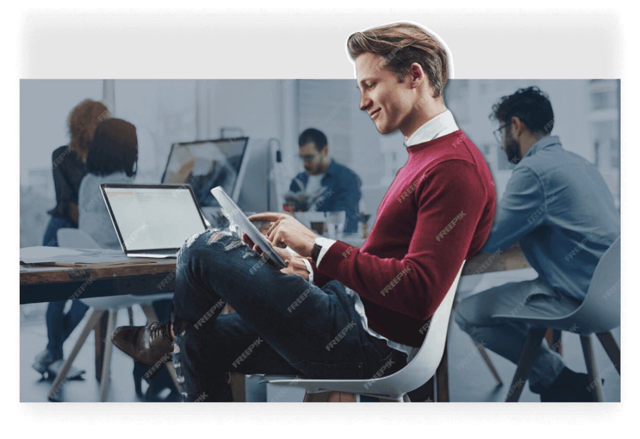 Absztrakt technológia illusztráció