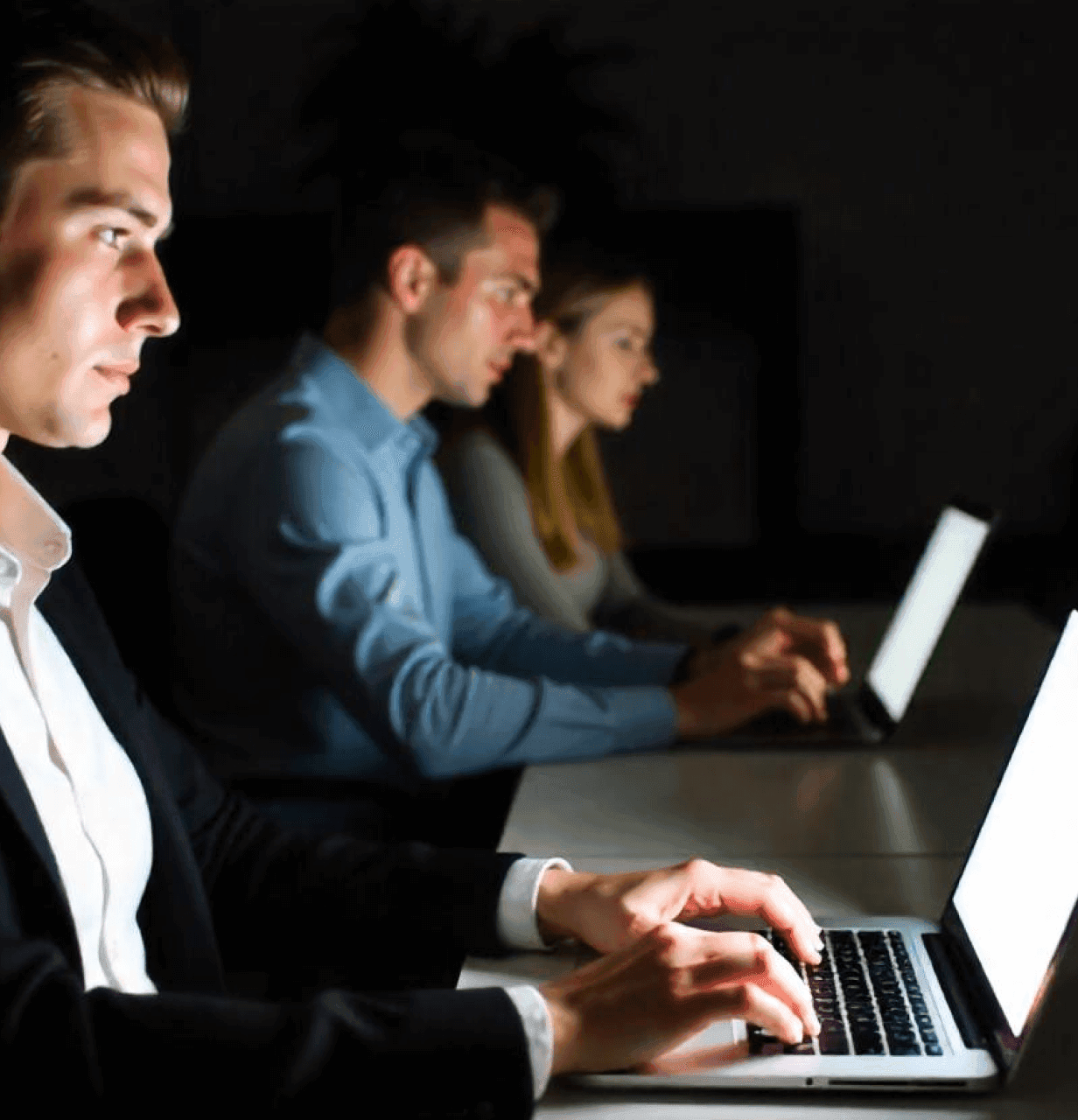 Dolgozó csapat illusztráció