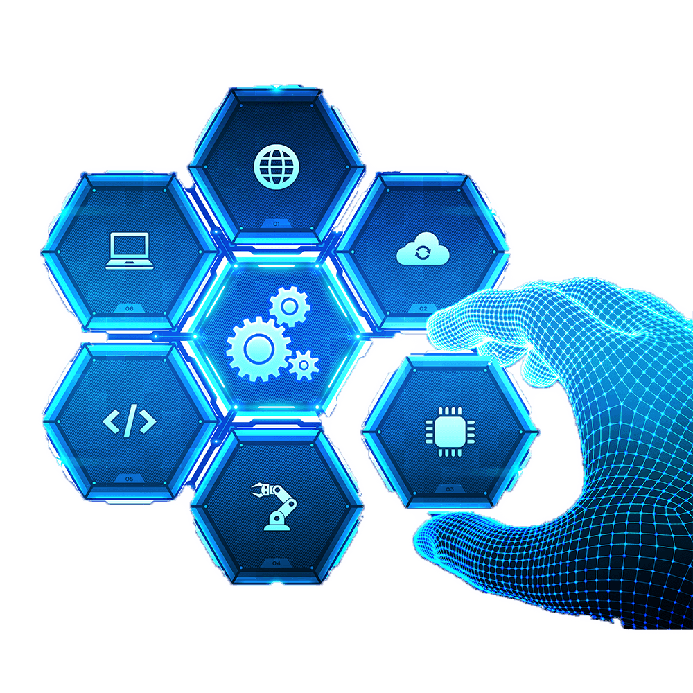 Hexagon hálózat illusztráció
